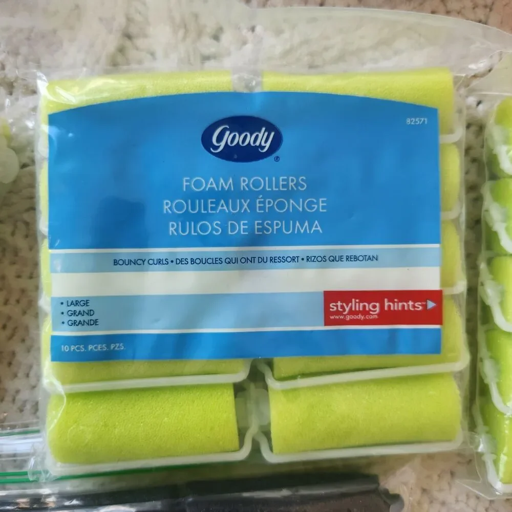 NEW 30 Green Goody Foam Rollers- Size Large 1
